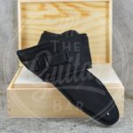 Kaffa fat bass zwart suede leer