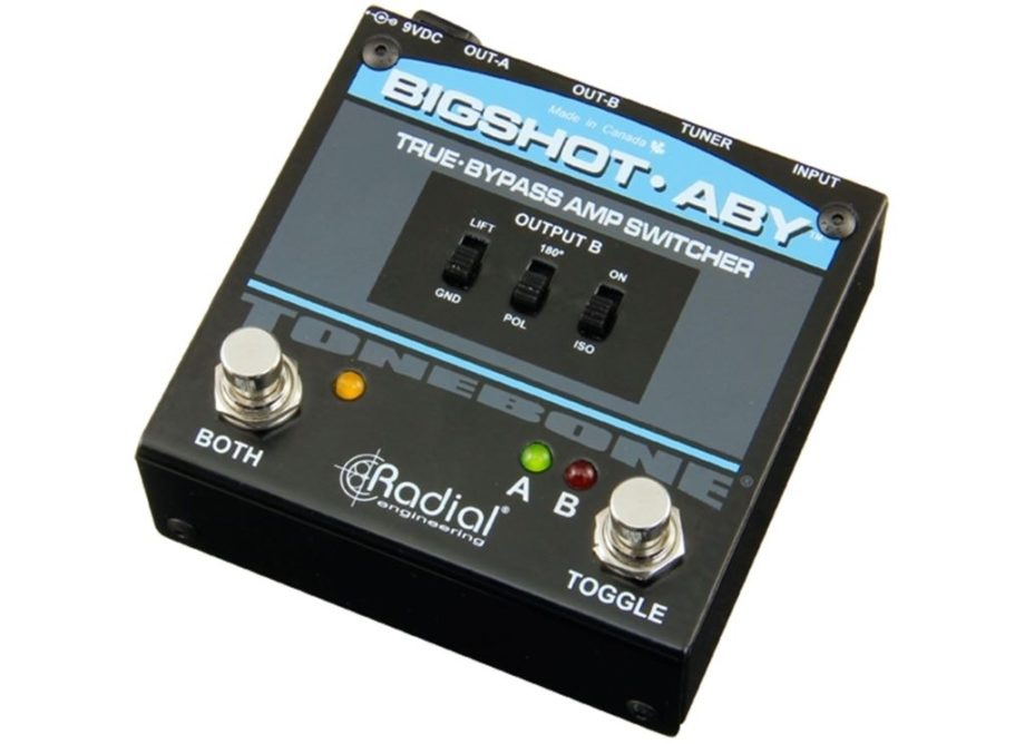 Radial True Bypass ABY switcher transfo isol./tuner out