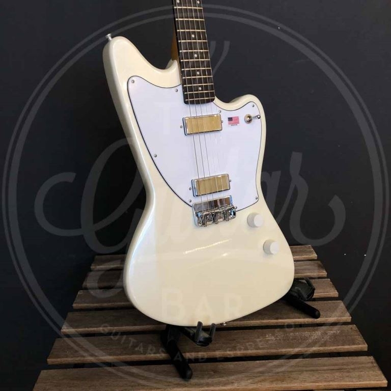 Harmony Silhouette Electric Guitar, Pearl White