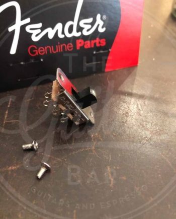 Fender slide switch, DPDT, Jaguar/Jazzmaster/Mustang, black
