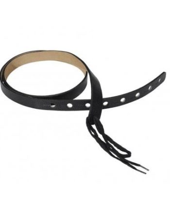 Gaucho Stellar Series carved leather mandolin strap, black