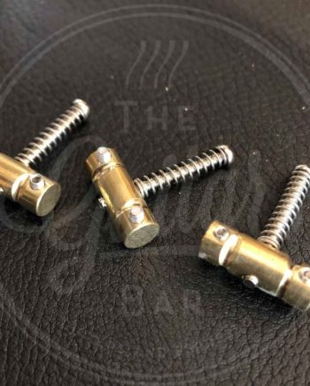 Gotoh set bridge saddles for TE guitar, solid brass, compensated, set of 3 pieces
