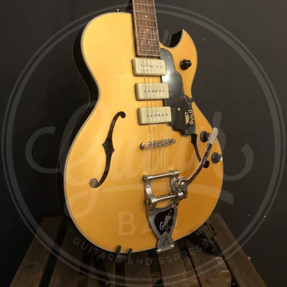 Guild Starfire I Jet 90 in satin gold