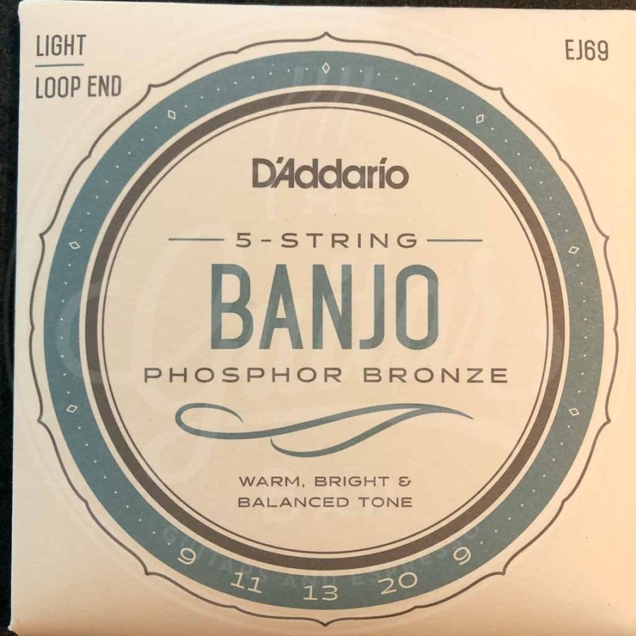 D'Addario 5-string banjo snaren fosfor brons !9-11-13-20-9