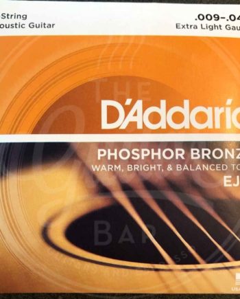 D'Addario 12string ac guitar PB - various sets