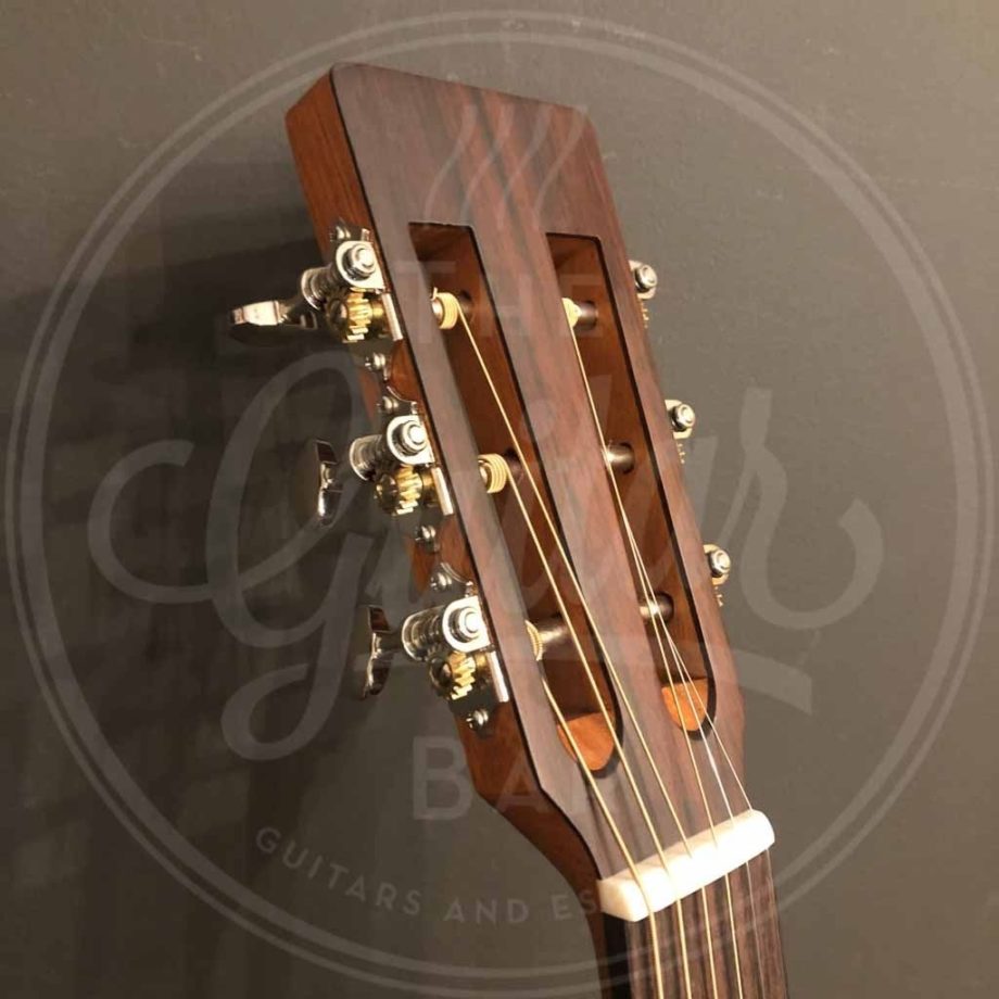 Richwood Master Series handmade parlor guitar, solid mahogany