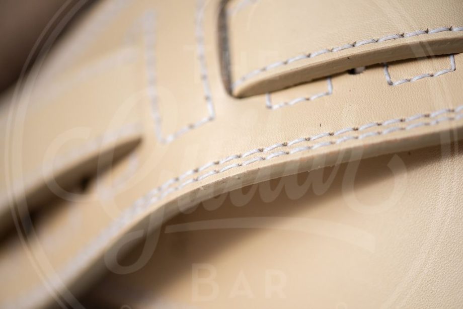 Kaffa guitarstrap softly cream - leather