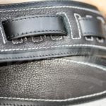 Kaffa guitarstrap rebel black - leather