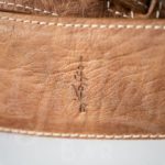 Kaffa guitarstrap buffalo light brown leather