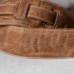Kaffa guitarstrap buffalo light brown leather