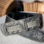 Kaffa guitarstrap ceniza grey - leather