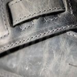 Kaffa guitarstrap ceniza grey - leather