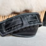 Kaffa guitarstrap softly black - leather