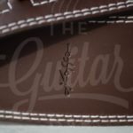 Kaffa guitarstrap softly brown- leather