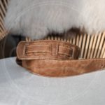 Kaffa guitarstrap buffalo light brown leather