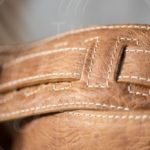 Kaffa guitarstrap buffalo light brown leather