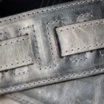 Kaffa guitarstrap ceniza grey - leather