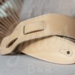 Kaffa guitarstrap softly cream - leather