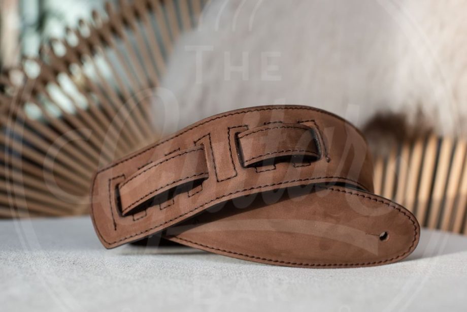 Kaffa guitarstrap suede - leather / various colours