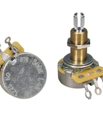 CTS CTS USA 500K linear potentiometer, long bushing .750", 3/8" diameter, for thick/ carved tops, LP