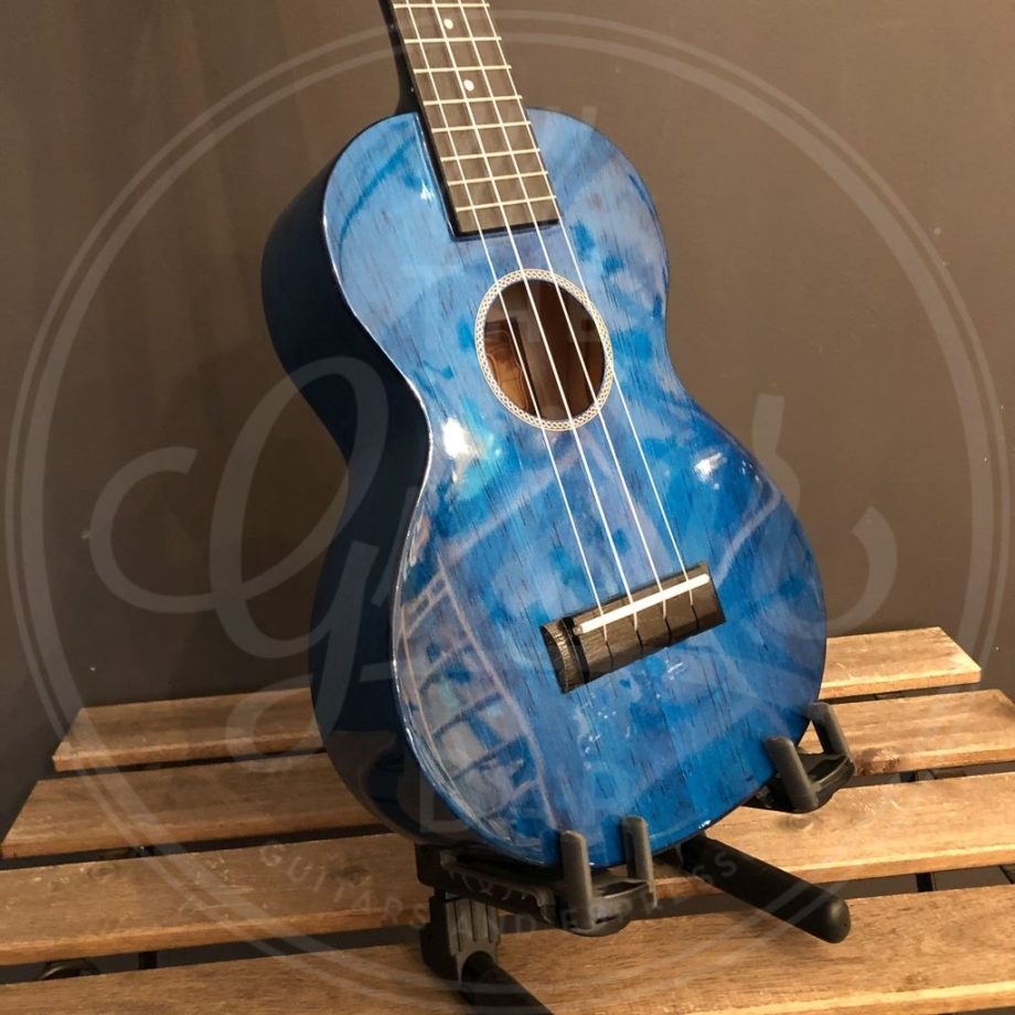 Mahalo concert ukulele transparant blue