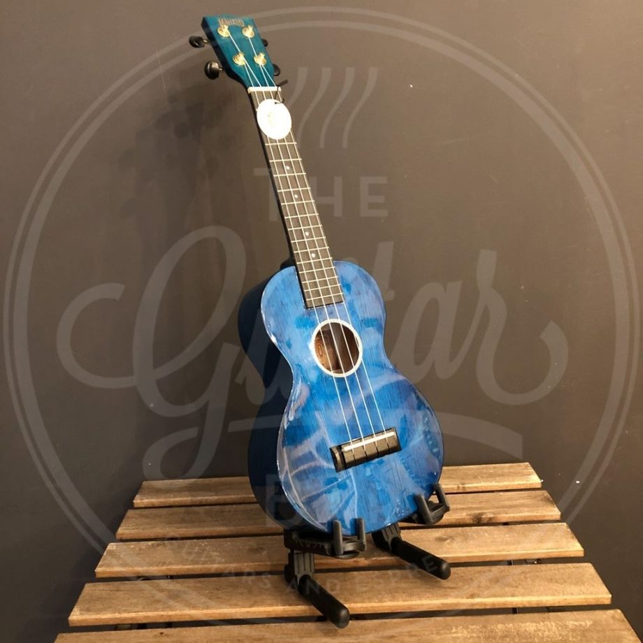 Mahalo concert ukulele transparant blue