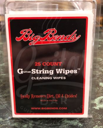 Big Bends Guitar String Wipes 25 Ct