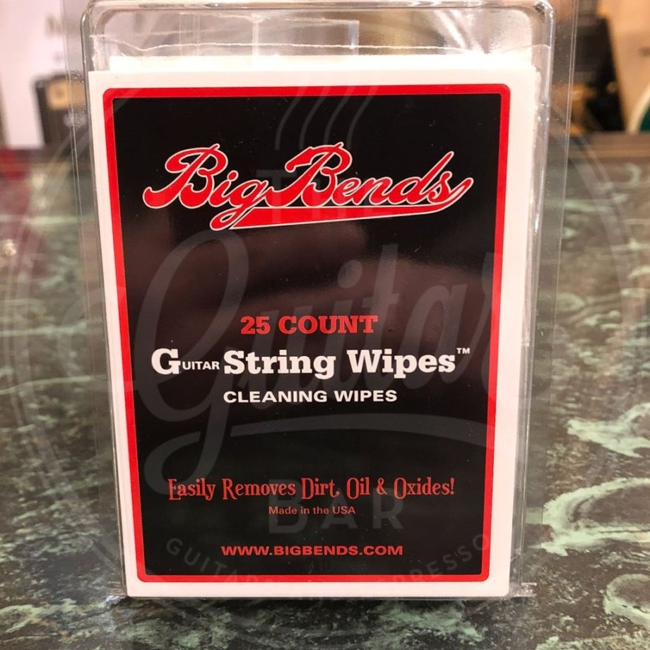 Big Bends Guitar String Wipes 25 Ct