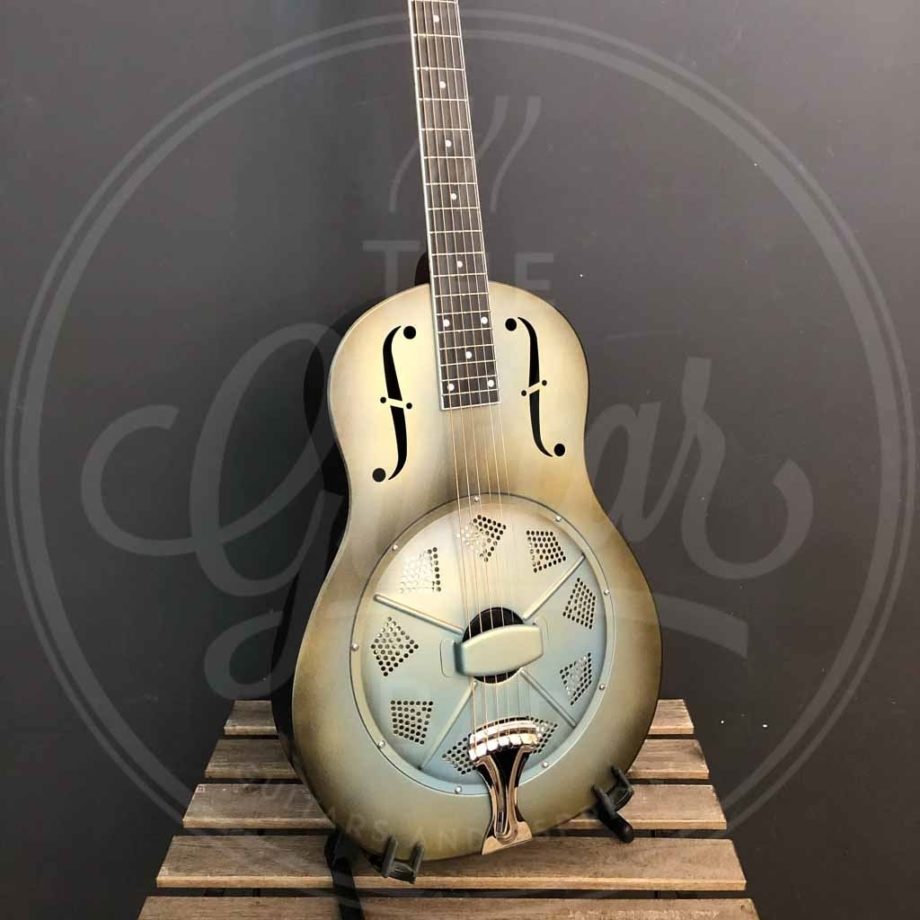 Royall steel body single cone resonator PONY BOY, 12 frets antique finish, with softcase