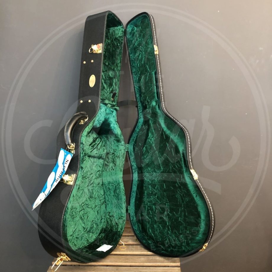 Golden Gate houten deluxe koffer voor Western gitaar