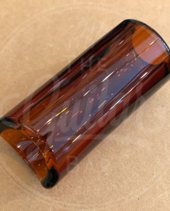 Songhurst The Rock Slide moulded glass slide size M (inside 19.5 - length 60.0mm) - amber edition