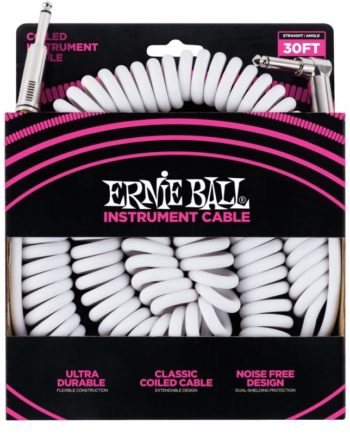 Ernie Ball coiled cable wit