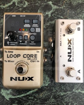 Nux Loop core deluxe bundle with footswitch