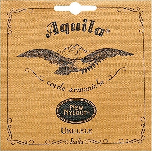 Aquila Nylgut baritone ukulele string set, low D-tuning, D-G-B-E (wnd D & G)