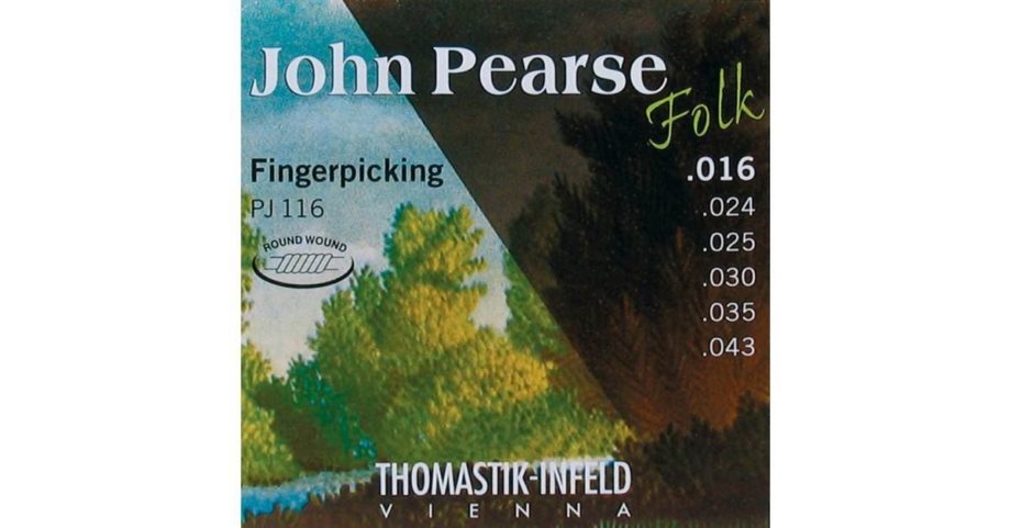 Thomastik John Pearse Signature string set folk, E.B.G. nylon flatwound