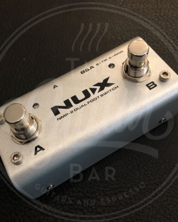 Nux universal dual footswitch, with latch and momentary mode switch