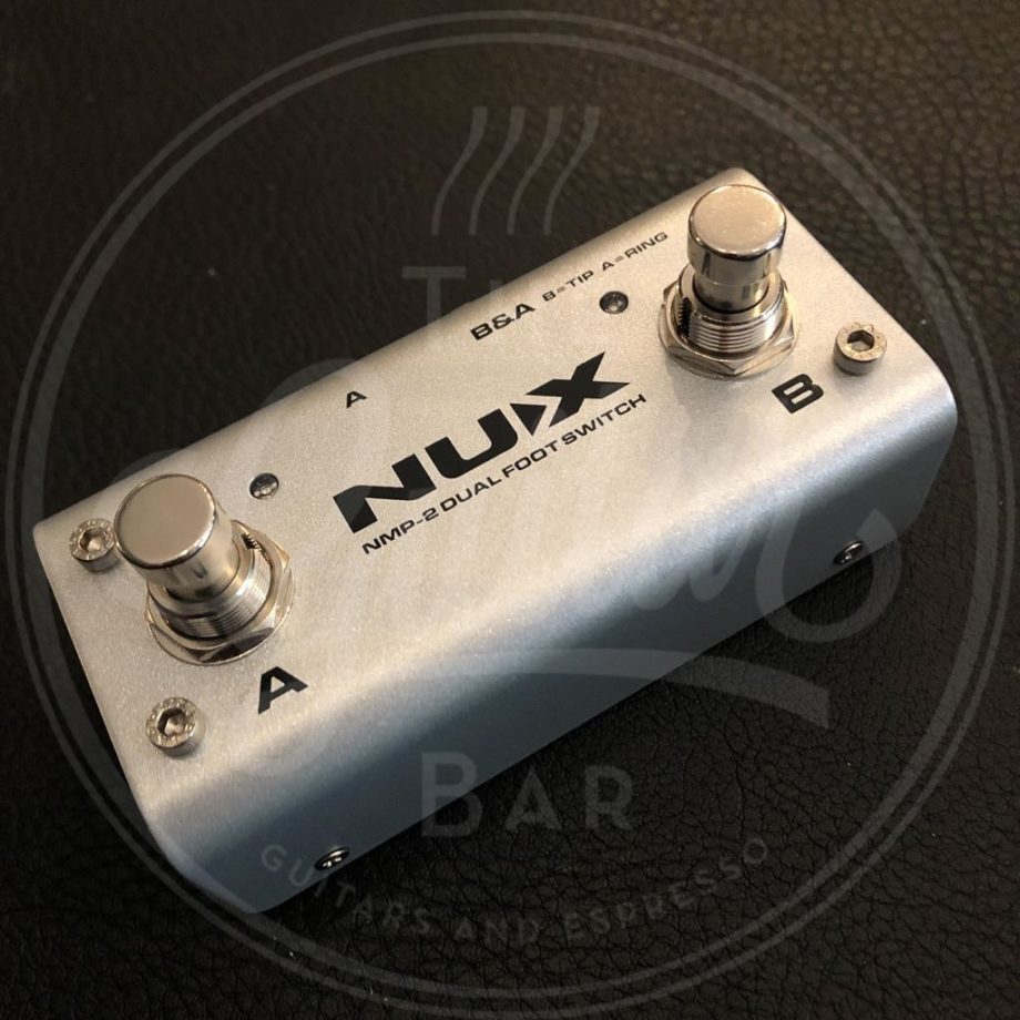 Nux universal dual footswitch, with latch and momentary mode switch