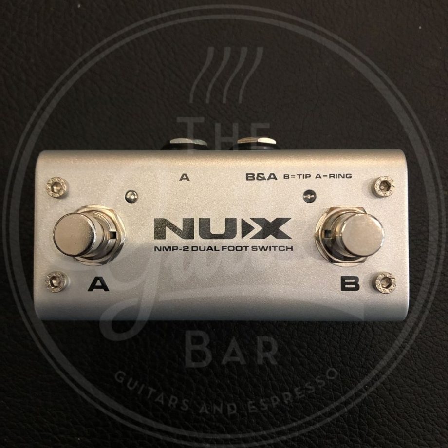 Nux universal dual footswitch, with latch and momentary mode switch