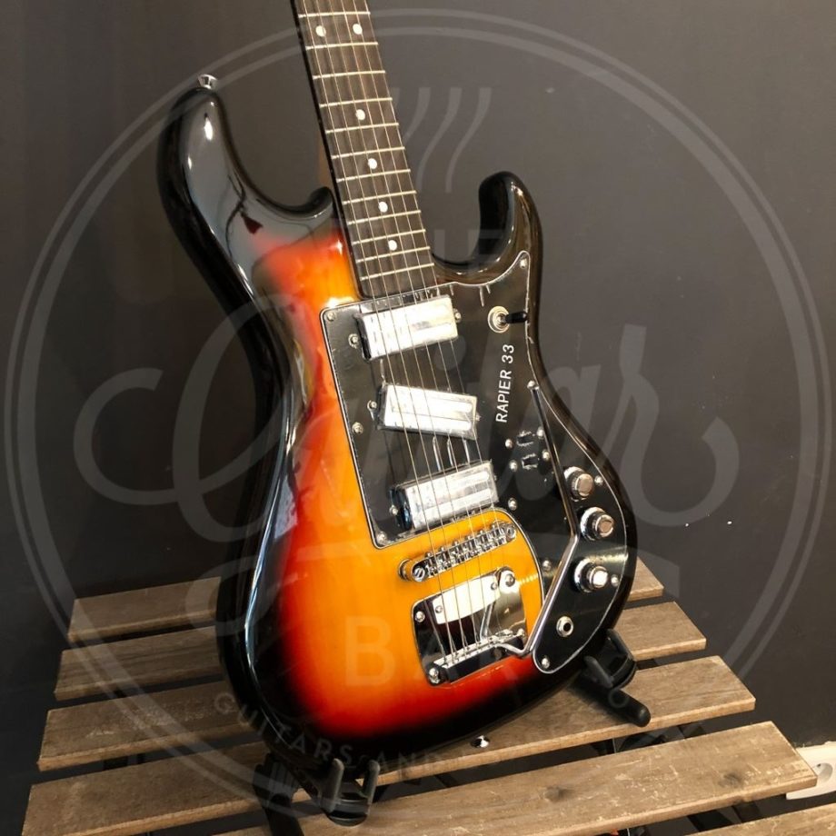 Rapier electric guitar 3 tone sunburst