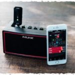 Nux wireless rechargeable stereo guitar amplifier with bluetooth transmitter, reverb + delay, drums
