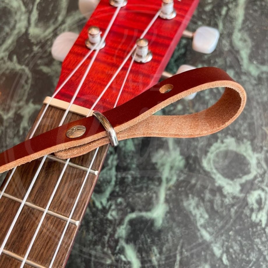 Liam's Adjustable Uke Strap - brown leather