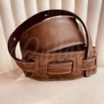 Kaffa guitarstrap vintage brown - leather
