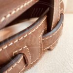 Kaffa guitarstrap vintage brown - leather