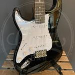 Encore E6 Electric Guitar ~ Left Hand Black