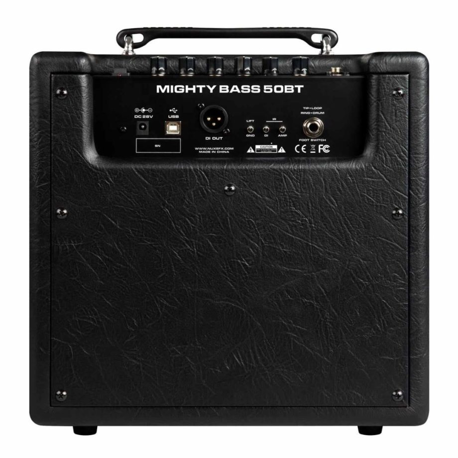 Nux Mighty Series digital bass amplifier 50 watt - 6,5" speaker -DSP - drums - looper - USB