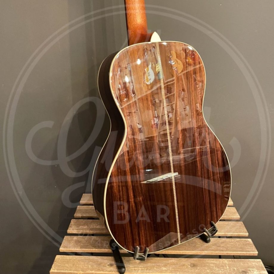 Richwood Master Series handmade parlor guitar, solid spruce & rosewood, vintage aged finish