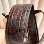 LM Premier Leather Croc Bk