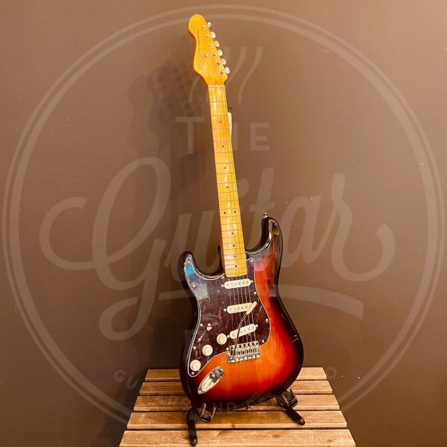 Vintage LH strat maple fingerboard - SUNSET free gigbag