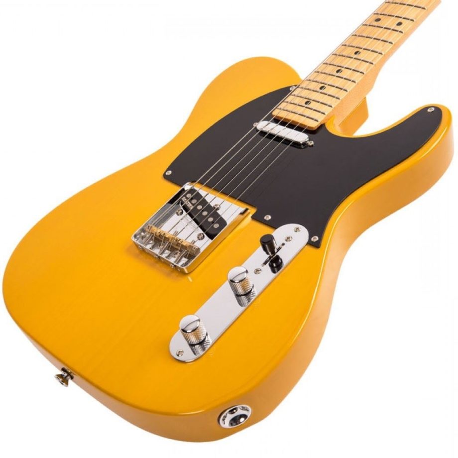 Vintage V52 ReIssued Electric Guitar ~ Butterscotch