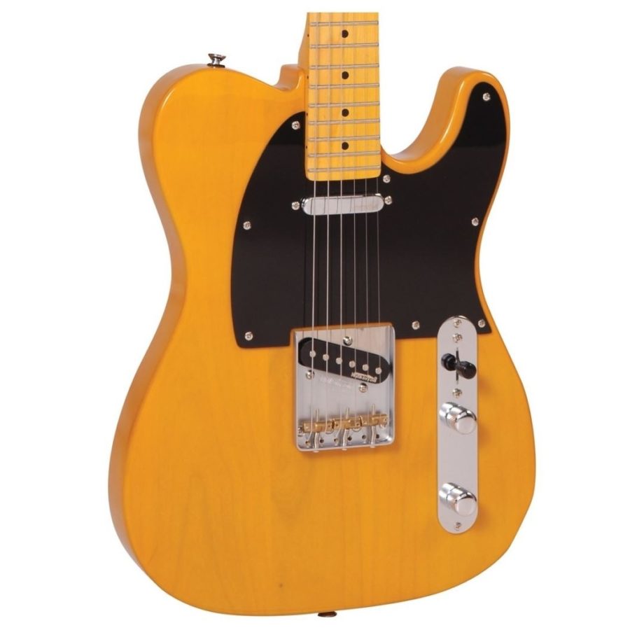 Vintage V52 ReIssued Electric Guitar ~ Butterscotch